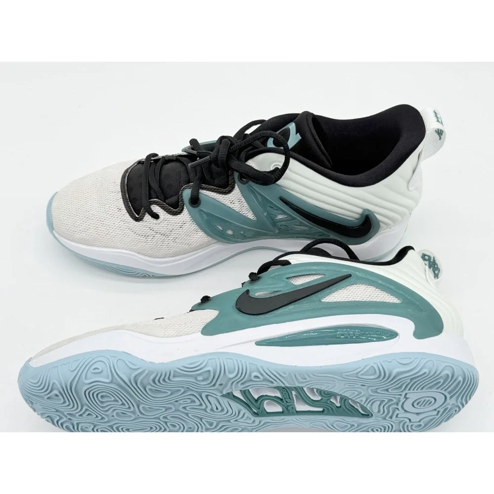 Men's Size 10.5- Nike KD 15 Mariners Teal Basketball Shoes FJ1216-100 No Box Lid